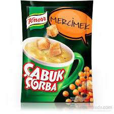 KNORR CABUK CORBA MERCIMEK/CUP LENTIL SOUP 24x22 GR.