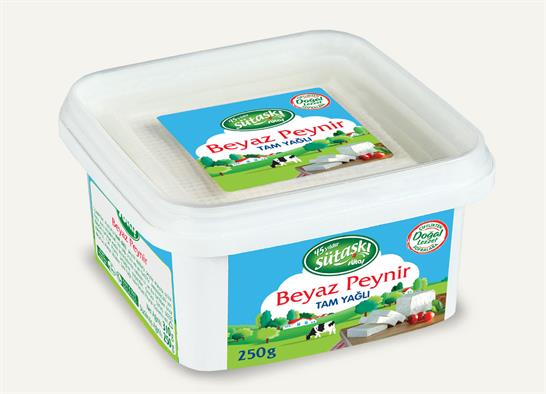 SUTAS FULL FAT WHITE CHEESE / TAM YAGLI BEYAZ PEYNIR 12X250 GR (320090)