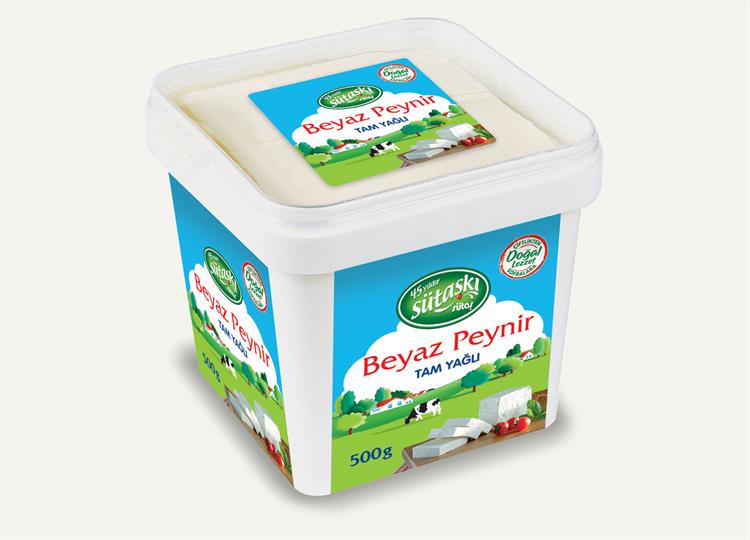 SUTAS FULL FAT WHITE CHEESE / TAM YAGLI BEYAZ PEYNIR12X500 GR. (320191)