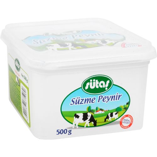 SUTAS STRAINED WHITE CHEESE / SUZME BEYAZ PEYNIR 12X500 GR (324592)